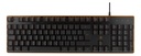 GAMING tastatur - Membran switche, Orange lys, anti-ghosting