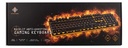GAMING tastatur - Membran switche, Orange lys, anti-ghosting