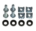 Kabelføringsring til 19" rack - 40x80mm, stål (2 stk.)