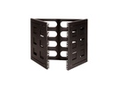 19" væg-beslag - 8U 494x360x400mm, Sort