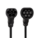 Spiral ladekabel til elbil - 11kW, 20A, 3-faset, type 2 (5m)