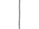 Stofledning - 2 x 0,75mm², Metallisk SØLV (3m)