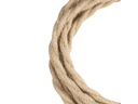 Stofledning - 2 x 0,75mm², Snoet, NATUR (3m)