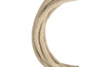 Stofledning - 2 x 0,75mm², Natur, JUTE (3m)