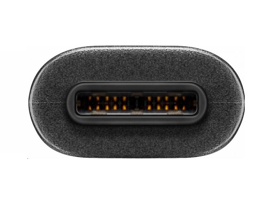 USB 3.1 SuperSpeed kabel - 2 x USB-C han (3A), Sort (1,5m)
