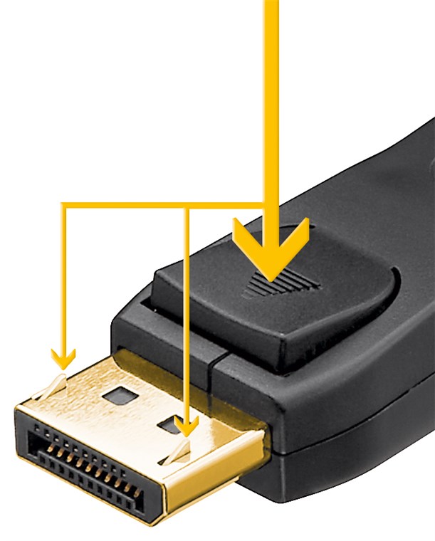 DisplayPort 1.4 (8K) kabel - DP han til DP han, Sort (3m)