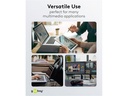 USB-A til Lightning Supersoft PD Tekstilkabel 3A, Hvid (0,5m