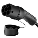 Spiral ladekabel til elbil - 22kW, 32A, 3-faset, type 2 (5m)