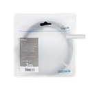 USB 2.0 kabel -  USB-C > USB-C 90° han, 5A (PD3), sort (2m)