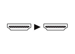 HighSpeed HDMI kabel - HDMI han til 90° HDMI han m.E (1,8m)