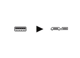 USB 3.0 kabel - A han til micro B han, Blå (2,5m)