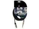 XLR kabel - XLR hun til 6,35mm mono JACK han (10m)
