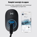 Fullwatt Wallbox EV Lader - 11kW Type 2, WiFi/BT, Hvid