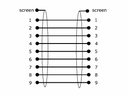 Seriel kabel - SUBD9 han til SUBD9 hun, Beige (5m)