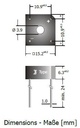 Brokobling - 600V / 6A m. printben (KBPC606)