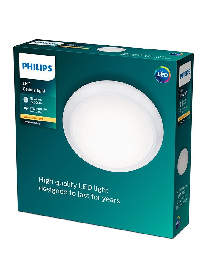 Cinnabar 2700K ceiling lamp white 20W