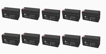 Blybatteri 12V-1,3AH 97X43X52 10-pak