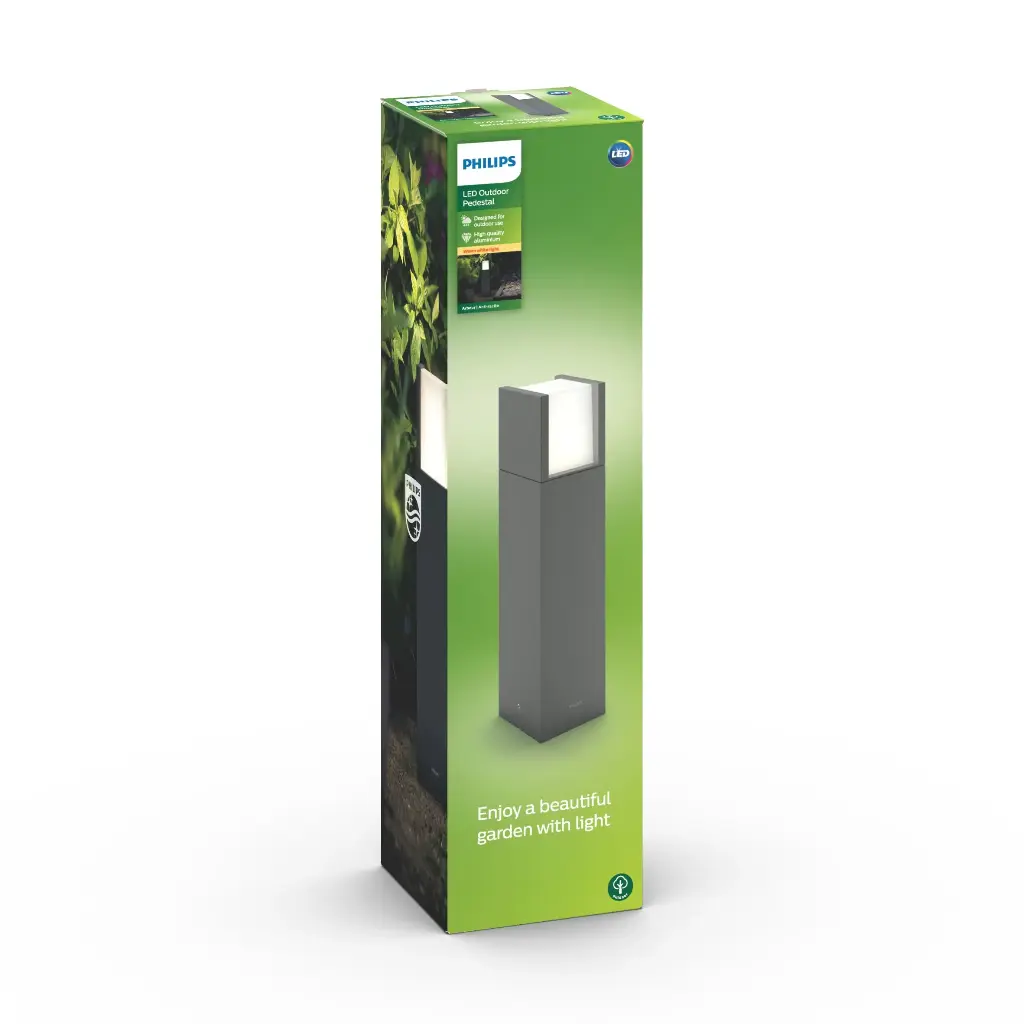Arbour pedestal anthracite 1x6W 230V