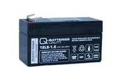 Q-Batteries 12V-1,2Ah blybatteri 97X43X52