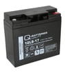 Q-Batteries 12V-17Ah blybatteri 181X77X167