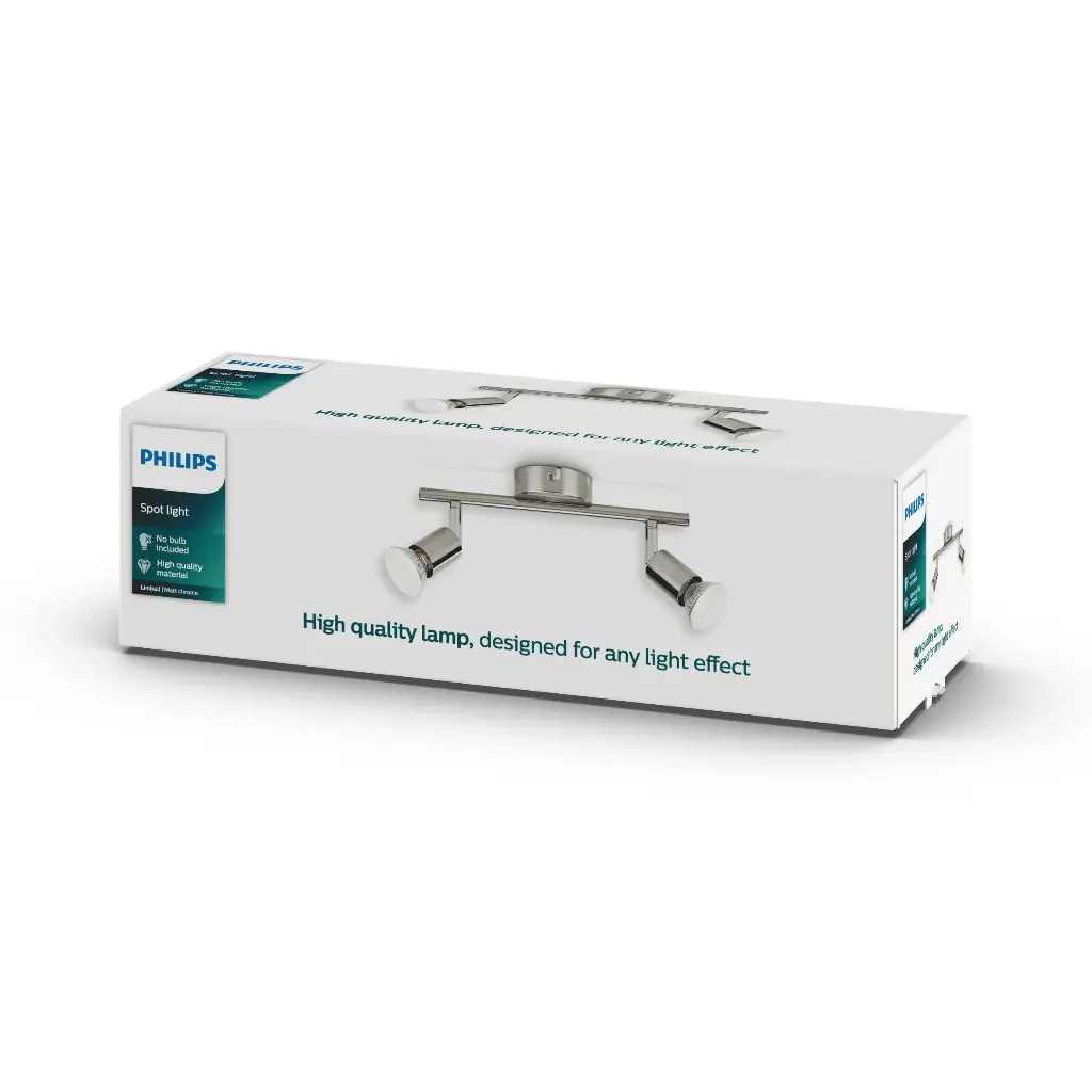 Limbali bar/tube nickel 2x50W 230V
