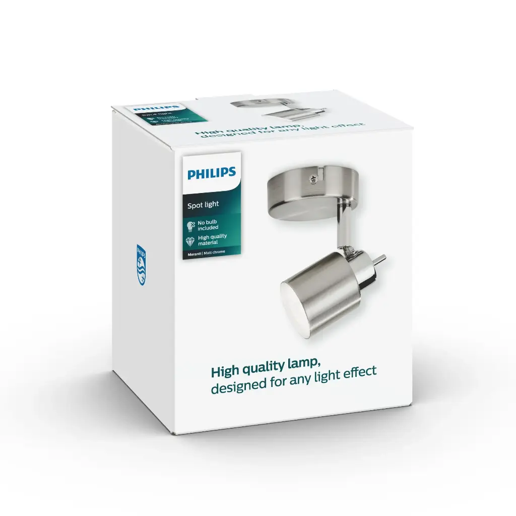 Meranti single spot nickel 1x35W 230V