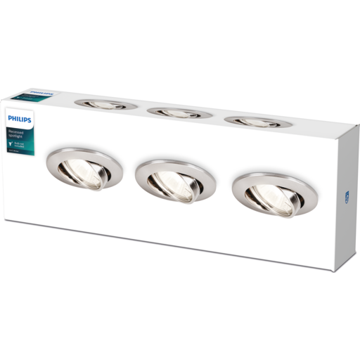 enif recessed nickel 3x50W 230V