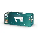 CLOCKWORK bar/tube white 2x4.5W SELV WGD