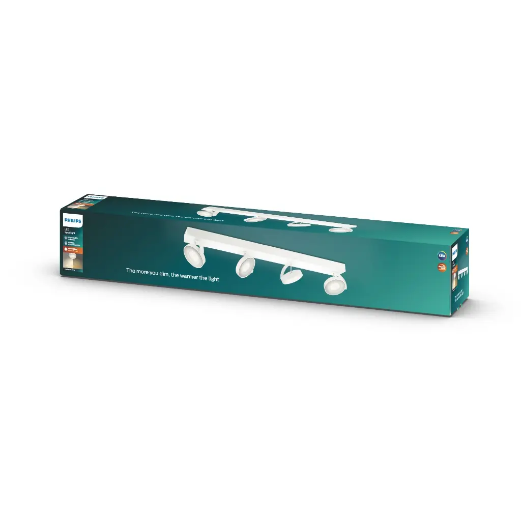 CLOCKWORK bar/tube white 4x4.5W SELV WGD