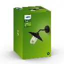 Hammock wall lantern black 1x60W 230V