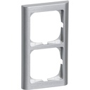 LK Fuga ramme Softline 63 2m lodret - stålmetallic