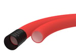KABELRØR 50/40MM FLEX HDPE 450N RØD R25