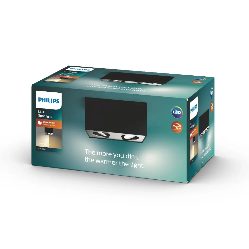 BOX special form black 2x4.5W SELV WGD