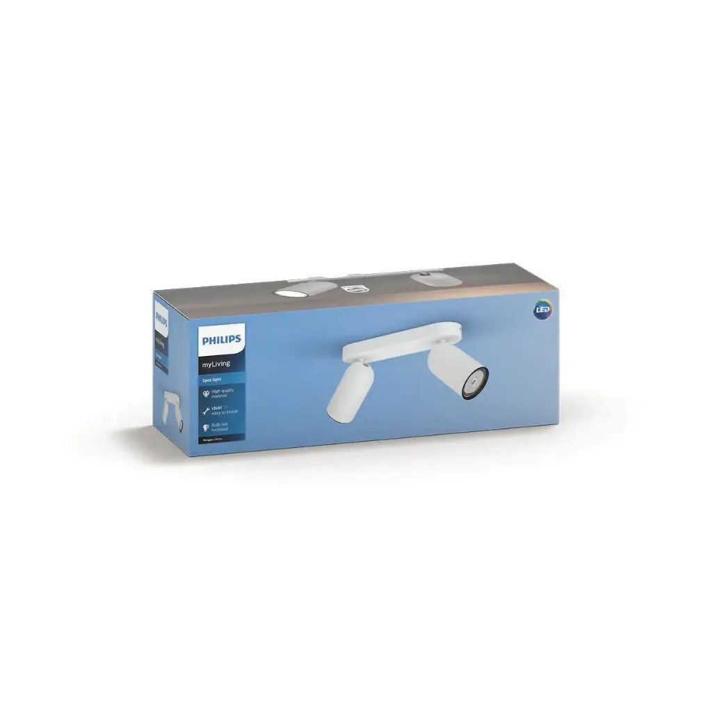 PONGEE bar/tube white 2xNW