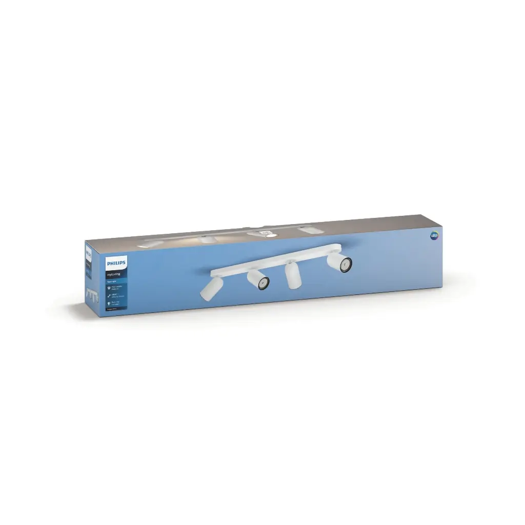 PONGEE bar/tube white 4xNW