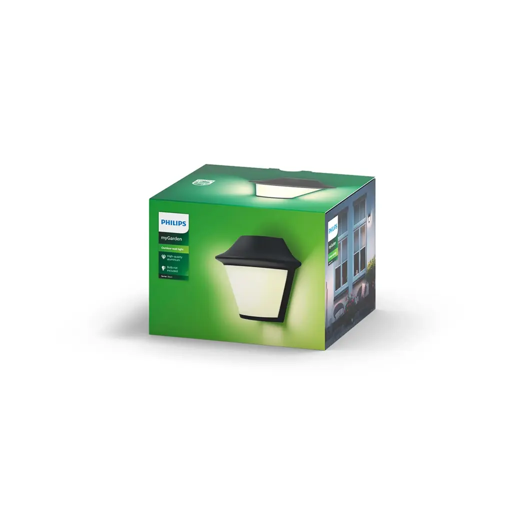 Serres wall lantern black 1x42W 230V