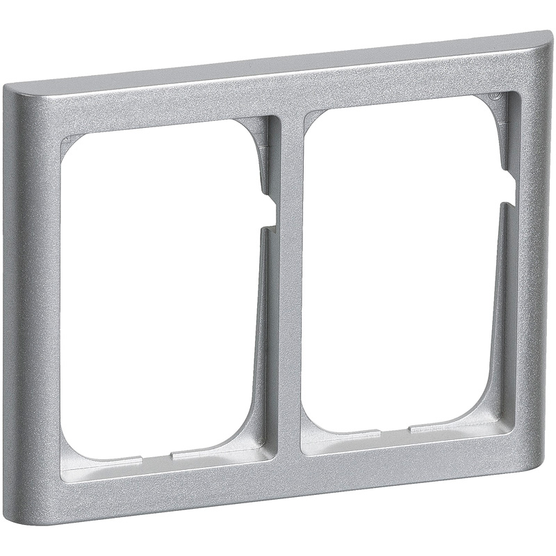 LK Fuga ramme Softline 63 2x1½m - stålmetallic