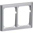 LK Fuga ramme Softline 63 2x1½m - stålmetallic