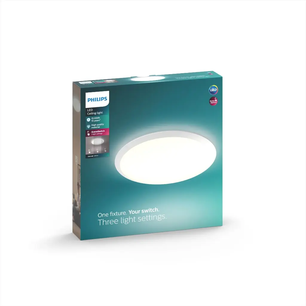 CAVANAL 40K ceiling lamp white   18W 230