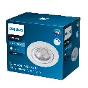 PHILIPS Indbygningsspot 5W LED DIM 2700K Hvid