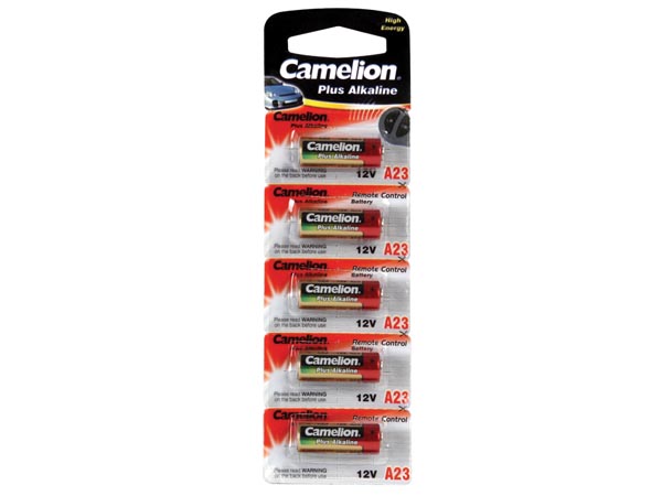Camelion - Alkaline LR23/GP23/V23 bat. 12V / 33mAh (5 stk.)