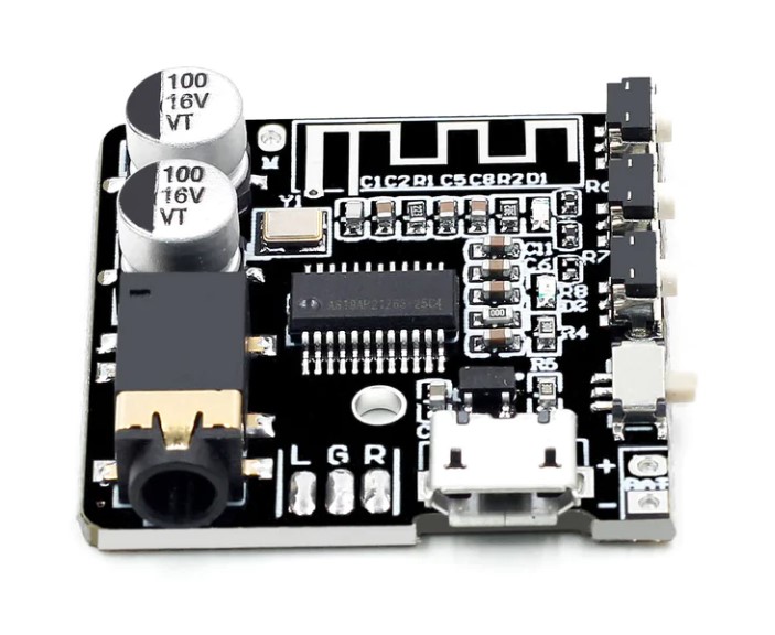 BT 5.0 V2.0 Audio modtager modul - 3,5mm stereo JACK