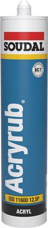 FUGEMASSE ACRYRUB ACRYL GRÅ 310ML