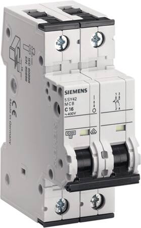 Automatsikring 10KA 2P C 20A 5SY4220-7