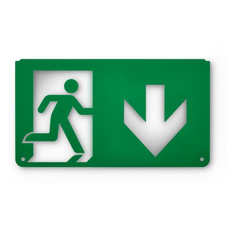 Philips EXIT Piktogram Pil Ned EM159Z
