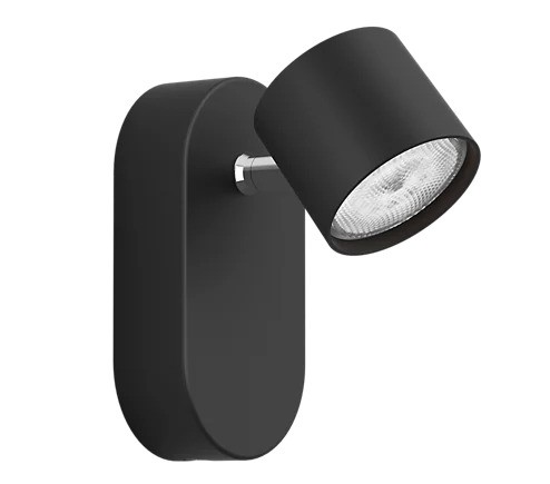 STAR single spot black 1x4.5W SELV Dim