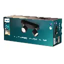 STAR bar/tube black 2x4.5W SELV Dim