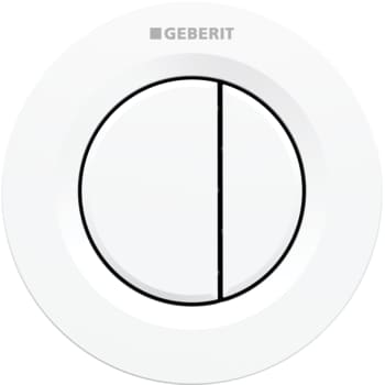 Omega Remote 01 dob mur hvid, Passer kun til Omega cisterner