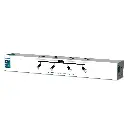 Limbali bar/tube black 4x50W 230V