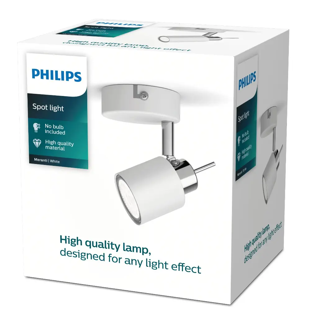 Meranti single spot white 1x35W 230V